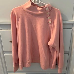Pink J Crew sweater